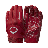 EvoShield Burst Receiver Glove Red M