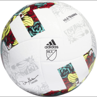 adidas MLS Nativo XXV Training Soccer Ball White / Solar Yellow / Power Blue 5