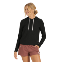 Vuori Halo Essential Hoodie - Women's Black Heather L