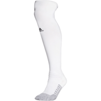 adidas adizero Football Cushioned Over The Knee Sock White / Black L 1 Pack