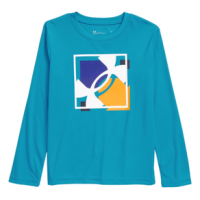 Under Armour Long Sleeve Logo Graphic Tee - Kids' Radar Blue 2T