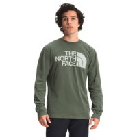 The North Face Long Sleeve Half Dome Tee- Men's Thyme 3XL