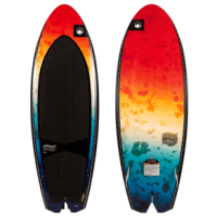 Liquid Force Rocket Wakesurf Board Red / Yellow / Blue 5'