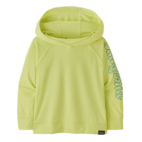 Patagonia Capilene Cool Daily Sun Hoody - Baby Fitz Script / Jellyfish Yellow 4T