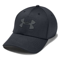 Under Armour Twist Stretch Hat - Men's Black Light Heather / Black / Pitch Gray L/XL