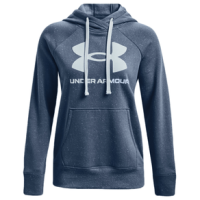 Under Armour Rival Fleece Logo Hoodie - Women's Utility Blue / Breaker Blue / Breaker Blue XS