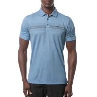 TravisMathew Unprecedented Golf Polo - Men's Heather Blue Sapphire S