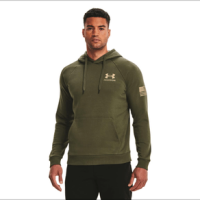 Under Armour Freedom Flag Hoodie - Men's Marine Olive Drab Green / Desert Sand S