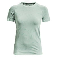 Under Armour Seamless Run Short Sleeve Shirt - Women's Sea Mist / Neptune / Reflective XL