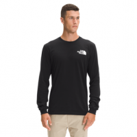 The North Face Box NSE Long Sleeve Shirt - Men's TNF Black / Gravel S