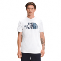 The North Face Short Sleeve Half Dome Tee Shirt - Men's TNF White / Goblin Blue XL
