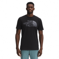 The North Face Short Sleeve Half Dome Tee Shirt - Men's TNF Black / Asphalt Grey M