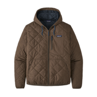Patagonia Diamond Quilted Bomber Hoody - Men's Topsoil Brown S