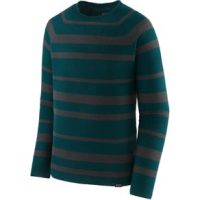 Patagonia Capilene Air Crew - Men's Peninsula Stripe / Dark Borealis Green XS