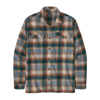 Patagonia Long-sleeve Midweight Fjord Flannel Shirt - Men's Northern Lights Plaid / Dark Borealis Green M