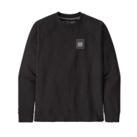 Patagonia Alpine Icon Regenerative Organic Cotton Crew Sweatshirt - Men's Black M