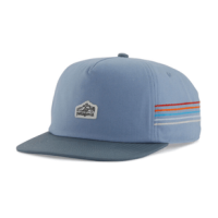 Patagonia Line Logo Ridge Stripe Funfarer Cap Light Plume Grey One Size