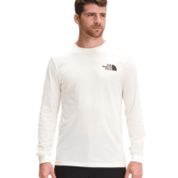 The North Face TNF Hit Long Sleeve Shirt - Men's S Gardenia White