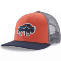 Patagonia Trucker Hat - Youth Back for Good Bison / Coho Coral One Size