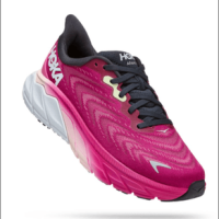 HOKA ONE ONE Arahi 6 Running Shoe - Women's Festival Fuchsia / Ibis Rose 9 B