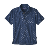 Patagonia Back Step Shirt - Men's River Symbols / Stone Blue M