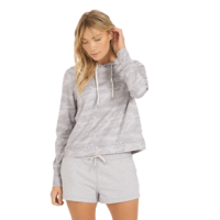 Vuori Halo Essential Hoodie - Women's Pale Heather Camo S