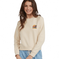 Roxy Easy Morning Oversized Sweatshirt - Women's S Tapioca