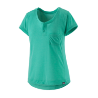 Patagonia Capilene Cool Trail Bike Henley - Women's Fresh Teal S