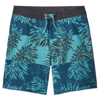 Patagonia Hydropeak Boardshorts - 18" - Men's Sandy Kelp Blocked / Crater Blue 40
