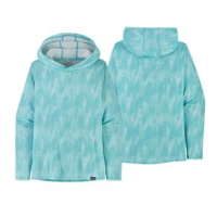 Patagonia Capilene Cool Daily Graphic Hoodie - Women's Agave / Iggy Blue S