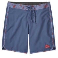 Patagonia Stretch Hydropeak 18" Board Shorts - Men's Flying Fish Patch / Current Blue 38