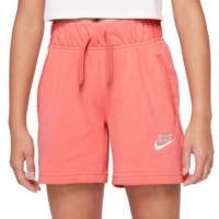 Nike Sportswear Club French Terry Short - Girls' Pink Salt / White M