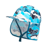 The North Face Littles Class V Sun Buster Hat - Kids' Banff Blue Mountain Camo Print XS