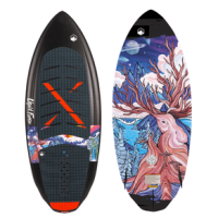 Liquid Force Primo Wakesurf Board Black / Red 4'