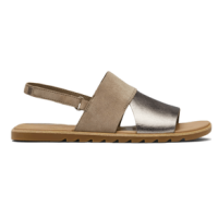 Sorel Ella II Slingback Sandal - Women's Ash Brown / Chalk 6 Regular