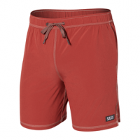 Saxx Oh Buoy 5" Swim Shorts - Men's Desert Red L