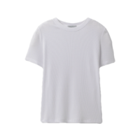 prAna Foundation Rib Tee Shirt - Women's White L