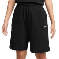Nike Sportswear Essential High-Rise Fleece Short - Women's Black / White XS 3" Inseam