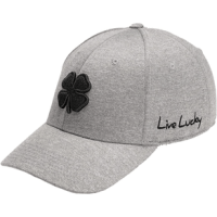 Black Clover Lucky Heather Golf Hat Silver Heather / Black L/XL