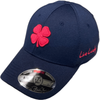 Black Clover Lucky Heather Golf Hat Navy Heather / Psych Pink S/M