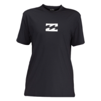 Billabong All Day Wave Loose Fit Short Sleeve Rashguard - Youth Black M