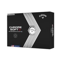 Callaway Chrome Soft X Golf Balls (12 Pack) White 12 Pack