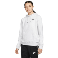 Nike Sportswear Essential Fleece Pullover Hoodie - Women's Birch Heather / Black L