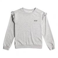 Roxy Same Mistakes Sweatshirt - Girls' Heritage Heather XL
