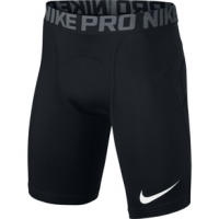 Nike Pro Heist Slider Baseball Shorts - Boys' Black / Black / White Youth M