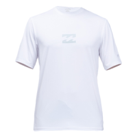 Billabong All Day Wave Loose Fit Short Sleeve Rashguard - Boys' White 3T