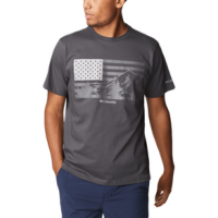 Columbia CSC County Logo Tee Shirt - Men's Shark / US Hood L