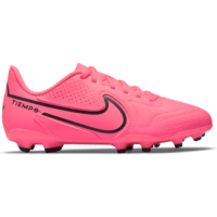 Nike Jr Tiempo Legend 9 Club MG Soccer Cleat - Youth Racer Pink / Black 3Y Regular