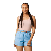 Carve Designs Journey Linen Short - Women's Light Royal Chambray 8