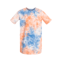 Roxy Bettter Than Words T-Shirt Dress - Girls' Tropical Peach Water Tie Dye S